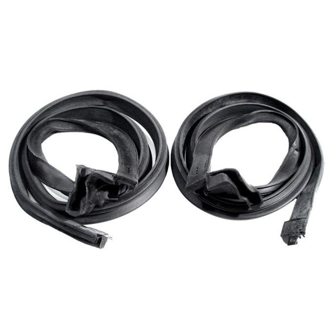 Metro Moulded Parts 1965-1966 Ford Mustang Molded Roof Rail Seals, for 2-Door Fastback. 66-1/2" Long RR 6901