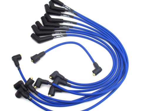 JBA Performance Exhaust 1968-71 Ford Mustang/Mercury Cougar V8 8mm JBA PowerCables&trade; Spark Plug Wire Set, Blue W06509