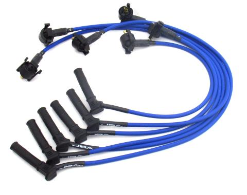 JBA Performance Exhaust 2005-10 Ford Mustang/Ranger 4.0L SOHC V6 8mm JBA PowerCables&trade; Spark Plug Wire Set, Blue W06759
