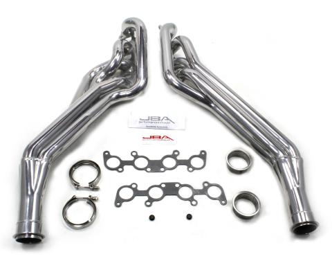 JBA Performance Exhaust 11-14 Mustang Long Tube 5.0L Silver Ctd 6685SJS
