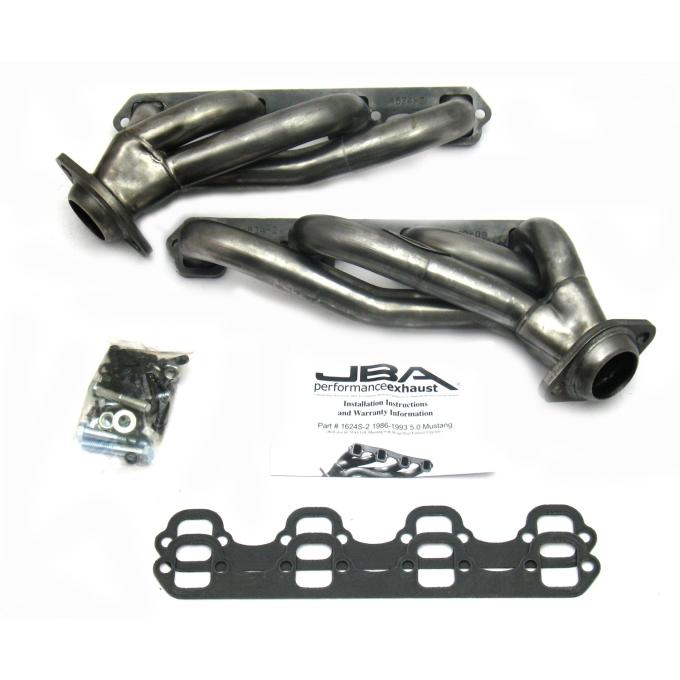 JBA Performance Exhaust 94-95 Mustang Cat4Ward&reg; 5.0L Raw 409 1624S-4
