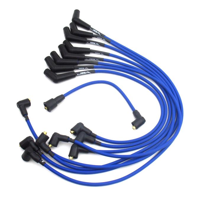 JBA Performance Exhaust 1968-71 Ford Mustang/Mercury Cougar V8 8mm JBA PowerCables&trade; Spark Plug Wire Set, Blue W06509