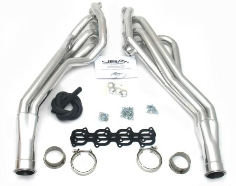 JBA Performance Exhaust 07-14 GT500 Long Tube 5.4/5.8L Silver Ctd 6695SJS