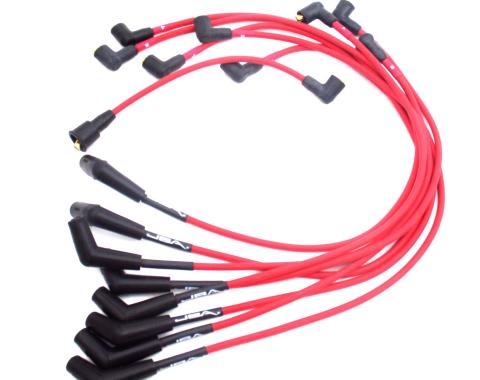 JBA Performance Exhaust 1968-71 Ford Mustang/Mercury Cougar V8 8mm JBA PowerCables&trade; Spark Plug Wire Set, Red W0650