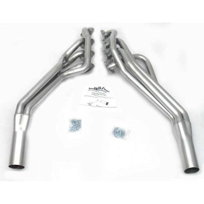 JBA Performance Exhaust 05-10 Mustang Long Tube 4.6L Silver Ctd 6673SJS