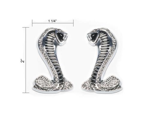 Daniel Carpenter Cobra snake emblems - 2 inch F3SS-6113208-EMS