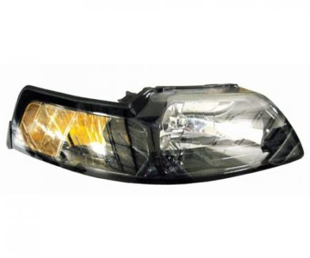 Mustang Headlight Assembly, Right, 2001-2004