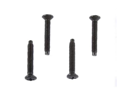 Pony Enterprises 1979-1986 Mustang Power Window and Door Lock Switch Plate Panel Cover Screws (4) 1094
