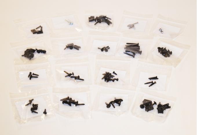 Pony Enterprises 1979-1986 Mustang Coupe Interior Hardware Screws Kit 116pc 865