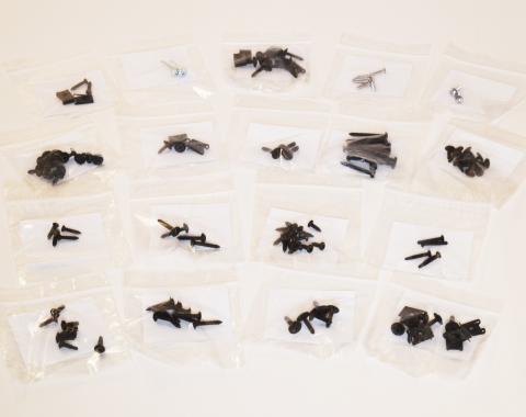 Pony Enterprises 1979-1986 Mustang Coupe Interior Hardware Screws Kit 116pc 865