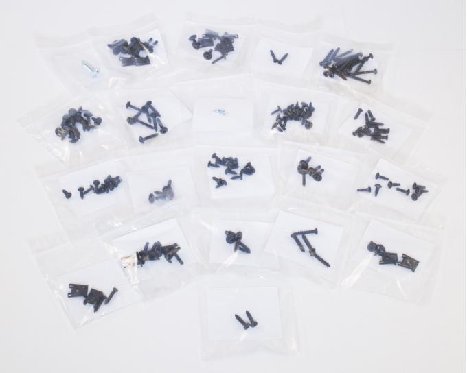 Pony Enterprises 1983-1986 Mustang LX GT Convertible Interior Hardware Screw Kit 146pc 863