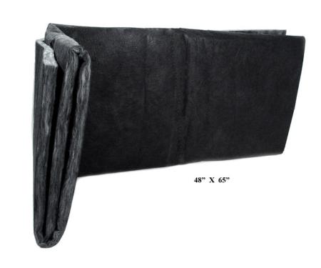 Metro Moulded Parts Hood Insulation. Made of High-Quality Black Fiberglass HI 3