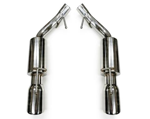 Auto Pro USA 2005-2010 Ford Mustang NXT Step Performance Exhaust System, Axle Back, 4 in. Dual Walled Polished Stainless Tips EX1029