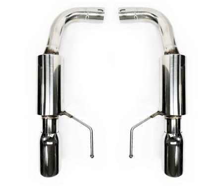 Auto Pro USA 2015-2017 Ford Mustang NXT Step Performance Exhaust System, 4 in. Dual Walled Polished Stainless Tips, 50 State Legal / California Emissions Compliant EX3043