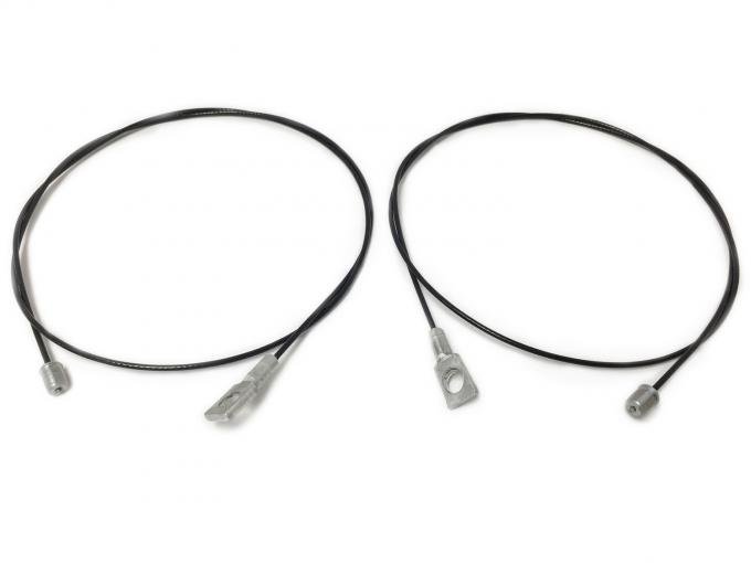 Auto Pro USA 1983-1993 Ford Mustang Convertible Top Cable, 34 1/2 in., Pair CCT1018