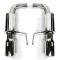 Auto Pro USA 2015-2017 Ford Mustang NXT Step Performance Exhaust System, 4 in. Dual Walled Polished Stainless Tips, 50 State Legal / California Emissions Compliant EX3043