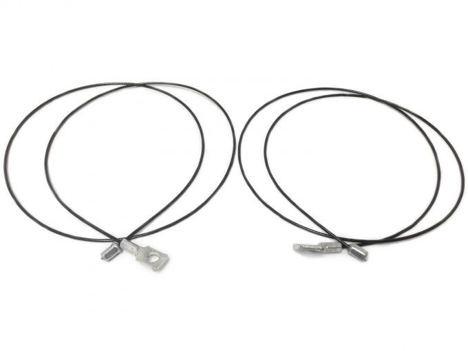Auto Pro USA 1990-1993 Ford Mustang Convertible Top Cable, 38 1/2 in., Pair CCT1020