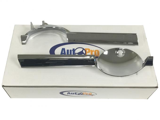 Auto Pro USA 1966 Ford Mustang Grille Bar, Sold As Pair, For Models w/Fog Lights GB1003