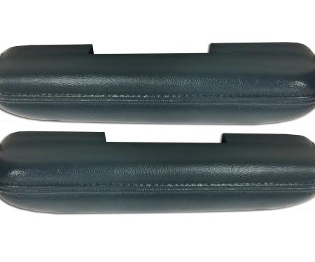 Auto Pro USA 1967 Ford Mustang Arm Rest, Right/Passenger Side and Left/Driver Side, Aqua AR67AQU