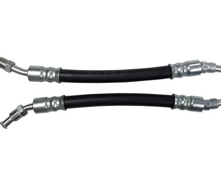 Auto Pro USA 1967-1970 Ford Mustang Power Steering Valve Hose, Pair, Individually Packed PSH1015