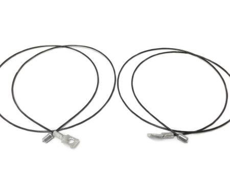 Auto Pro USA 1990-1993 Ford Mustang Convertible Top Cable, 38 1/2 in., Pair CCT1020
