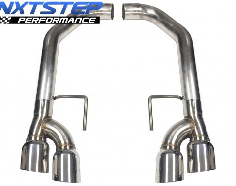 Auto Pro USA 2018-2019 Ford Mustang NXT Step Performance Exhaust System, Axle Back, Race Series EX3051R