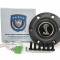 Auto Pro USA 1984-2004 Ford Mustang VSW S6 Sport Leather Steering Wheel Kit, Incl. 14 in. Dia. Steering Wheel, 6-Bolt Kit 70 mm ST3060B-25B-54BLK