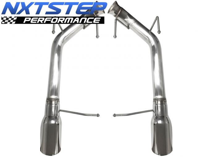 Auto Pro USA 2011-2014 Ford Mustang NXT Step Performance Exhaust System, Axle Back, Race Series EX3036R