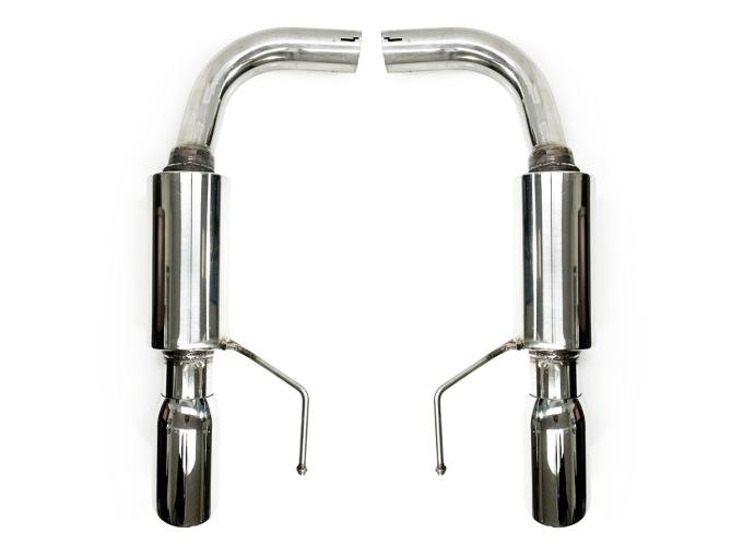 Auto Pro USA 2015-2025 Ford Mustang NXT Step Performance Exhaust System, 4 in. Dual Walled Polished Stainless Tips EX3041