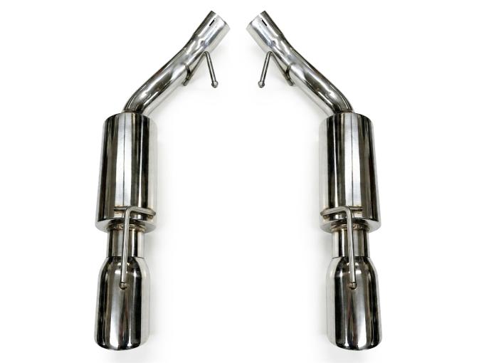 Auto Pro USA 2005-2010 Ford Mustang NXT Step Performance Exhaust System, Axle Back, 4 in. Dual Walled Polished Stainless Tips EX1029
