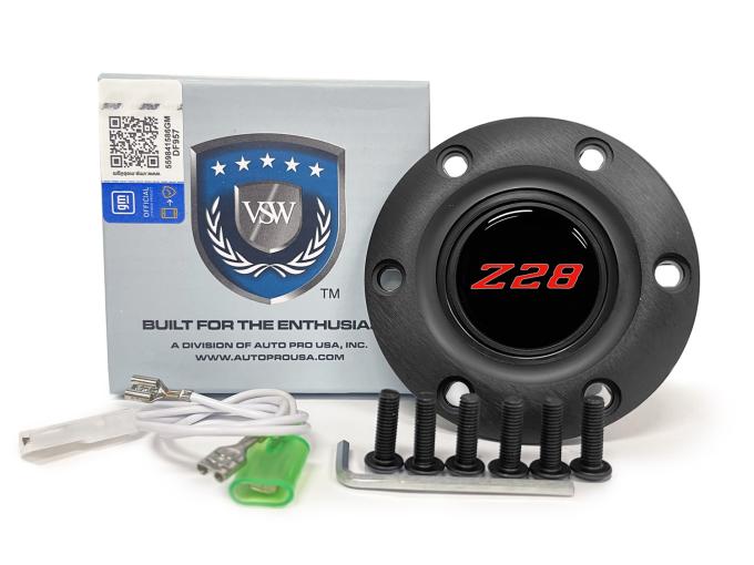 Auto Pro USA VSW 6-Bolt Steering Wheel Horn Button STE1072BLK
