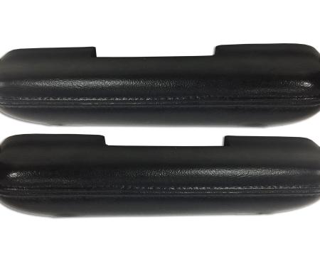Auto Pro USA 1967 Ford Mustang Arm Rest, Right/Passenger Side and Left/Driver Side, Black AR67BLK