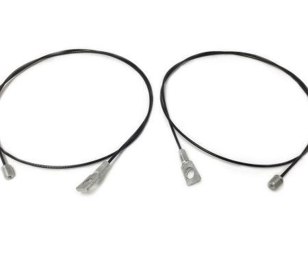 Auto Pro USA 1983-1993 Ford Mustang Convertible Top Cable, 34 1/2 in., Pair CCT1018