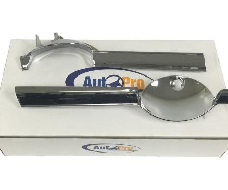 Auto Pro USA 1966 Ford Mustang Grille Bar, Sold As Pair, For Models w/Fog Lights GB1003