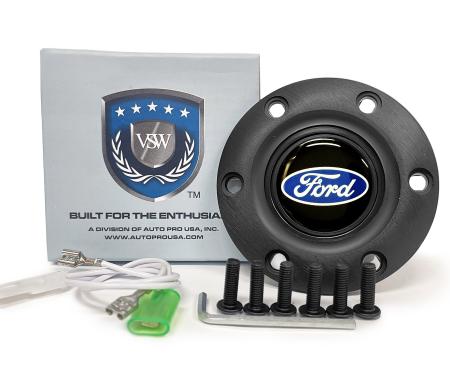 Auto Pro USA VSW 6-Bolt Steering Wheel Horn Button STE1001BLK