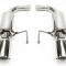 Auto Pro USA 2015-2025 Ford Mustang NXT Step Performance Exhaust System, 4 in. Dual Walled Polished Stainless Tips EX3041