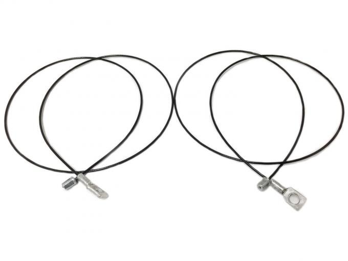 Auto Pro USA 1989-1990 Ford Mustang Convertible Top Cable, 35 1/2 in., Pair CCT1019