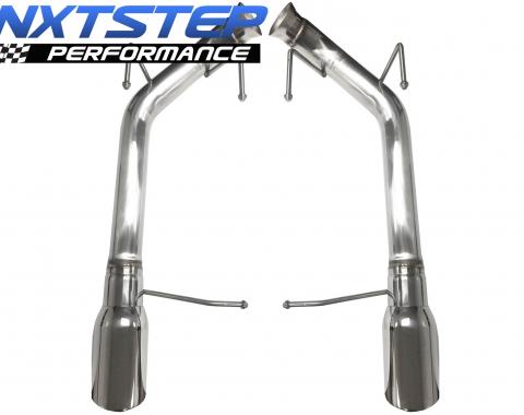 Auto Pro USA 2011-2014 Ford Mustang NXT Step Performance Exhaust System, Axle Back, Race Series EX3036R