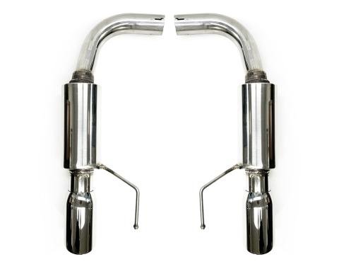 Auto Pro USA 2015-2025 Ford Mustang NXT Step Performance Exhaust System, 4 in. Dual Walled Polished Stainless Tips EX3041