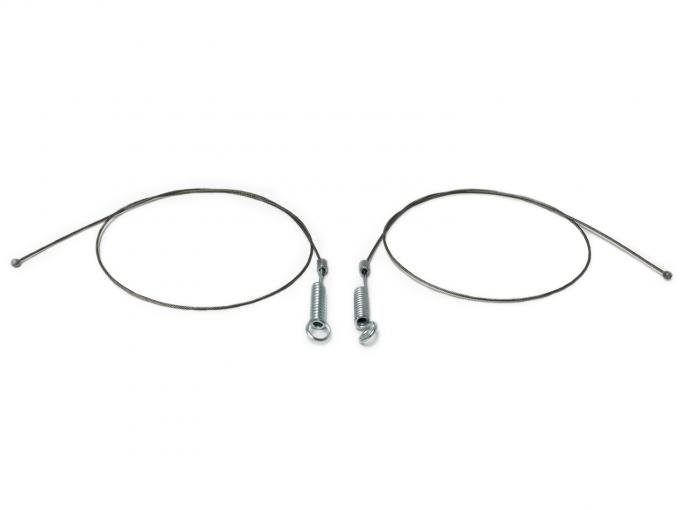 Auto Pro USA 1965-1968 Ford Mustang Convertible Top Cable, 28 1/8 in., Pair CCT1016
