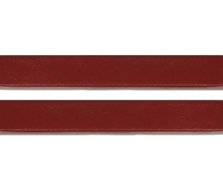 Auto Pro USA 1965 Ford Mustang Arm Rest Pad, Right/Passenger Side and Left/Driver Side, Red AR65RED