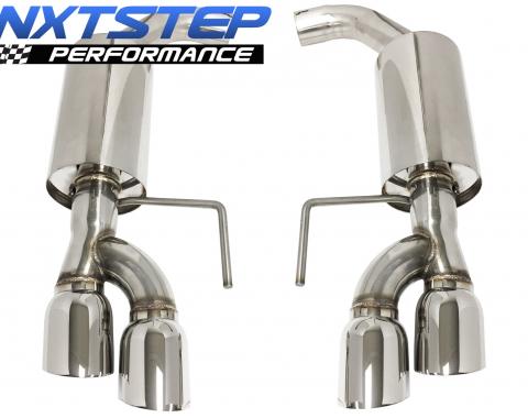 Auto Pro USA 2018-2019 Ford Mustang NXT Step Performance Exhaust System, Axle Back, Pair EX3051
