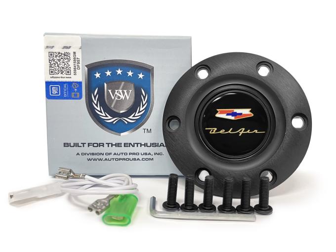 Auto Pro USA VSW 6-Bolt Steering Wheel Horn Button STE1040BLK