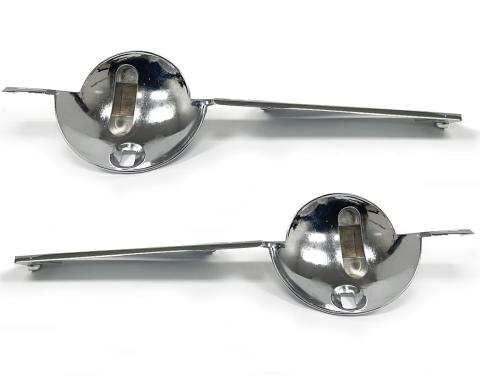 Auto Pro USA 1967 Ford Mustang Grille Bar, Sold As Pair, For Models w/Fog Lights GB1005