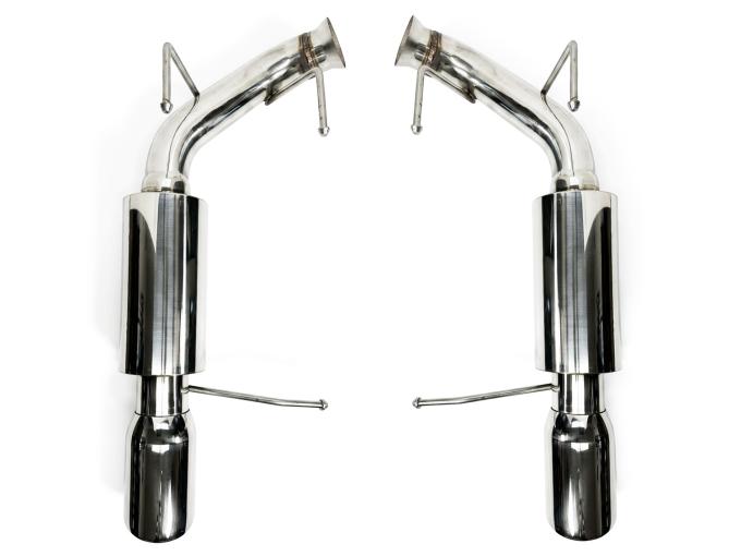Auto Pro USA 2011-2014 Ford Mustang NXT Step Performance Exhaust System, Axle Back, 4 in. Dual Walled Polished Stainless Tips EX3036