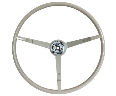 Auto Pro USA 1964 Ford Mustang VSW Steering Wheel OE Series, White, For 1964.5 Ford Mustang ST3033WHT