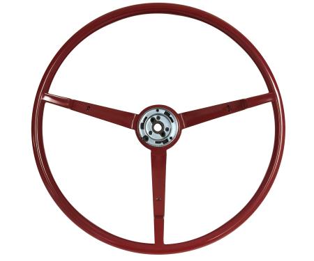 Auto Pro USA 1964 Ford Mustang VSW Steering Wheel OE Series, Red, For 1964.5 Ford Mustang ST3033RED