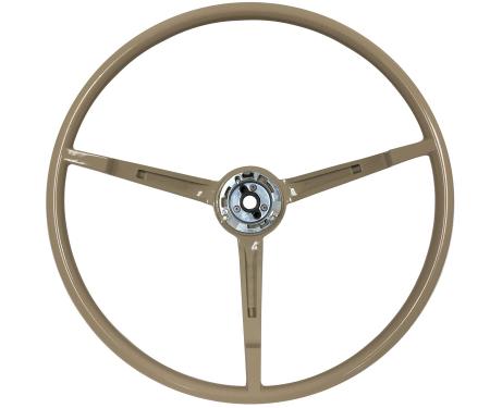 Auto Pro USA 1967 Ford Mustang VSW Steering Wheel OE Series, Parchment, 15 in. Diameter ST3035PAR