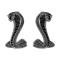 Daniel Carpenter 2007-14 Cobra Snake Fender Emblems - Chrome G7SS-16228
