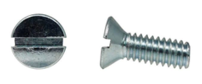 AMK 1965 Ford Mustang 10 piece Seat Hinge (Rr) > Floor, Seat - Body 63 Hex Coni Sems Slot Flat Screws F-939